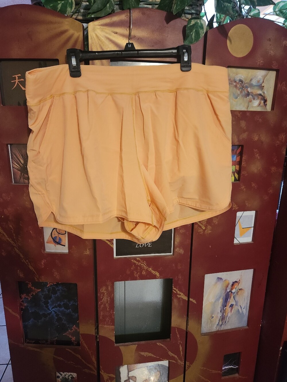 Lands' End Orange Mist Swim Shorts